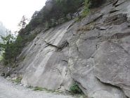 Zona monotiri e partenza della via