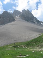 Discesa dal colle della Rho