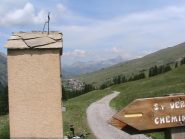San Veran sullo sfondo