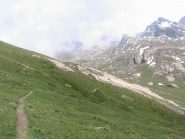 Il bellissimo sentiero che porta al Longet