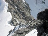 Cresta finale in roccia