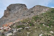 La vetta del Mt. Ouille con l’ultimo tratto più delicato