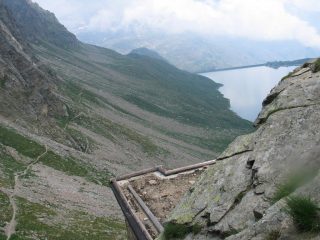 L'itinerario visto dal Rifugio
