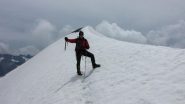 Stelvio a pochi minuti dalla cima (11-7-2010)