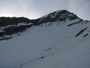 il ghiacciaio di tessonet attraversato da SO e NE