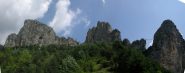 panoramica dove si sviluppa la ferrata