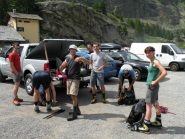 la truppa in preparazione