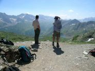 dal Passo di Tesina Marco e Dino ammiranno il panorama