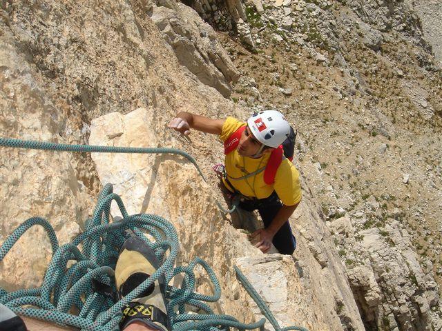 Via Rolling Stones, penultimo tiro sul torrione sommitale