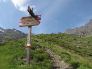 Partenza del sentiero 319 per il colle