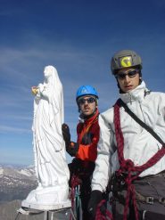 i miei compagni di cordata in cima