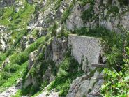 Quel che resta della bella strada che saliva al Giaura