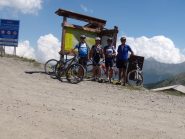 in cima e ora discesa!!!!