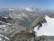 panorama sul versante Francese con lago