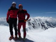 Io e Luca in cima