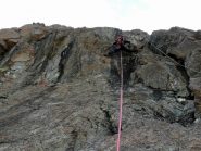 L'ostico muretto di 6b