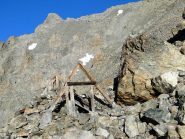 Vecchio bivacco al Col de la Temple