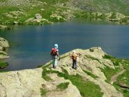 rocce montonate al lago superiore