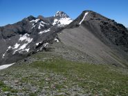 La cresta che conduce alla Punta Gianni Vert