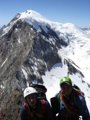Verso la cresta nord della Weissmies