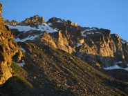 Verso la Levanna nelle prime luci del mattino