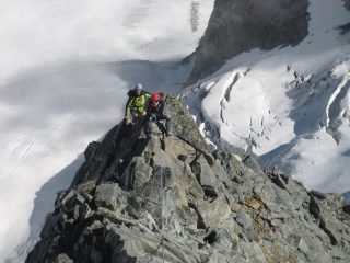 Luca e Vale nei primi tiri.