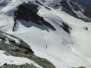 il pendio di discesa visto dall'Orientale