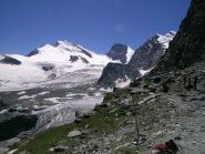 Dalla Britanni Hutte Strahlhorn, Rimpfischhorn e Allalinhorn