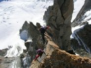 Arrivo in vetta alla Chaubert