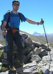 in cima al Dormillouse 2945m.