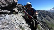 io nella parte alta della via ferrata (18-7-2010)