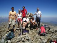 Foto di gruppo in punta.