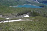 La ripida spalla erbosa della P. di Elgio