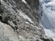 uscita del primo tiro si traversa a sinistra (foto M. Sanguineti)