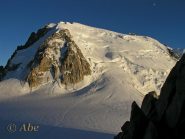 Mont Blanc du Tacul al tramonto