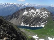 il lago Liconi dalla nostra posizione