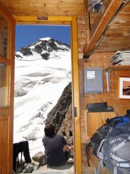 Dalla porta del rifugio