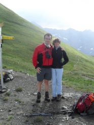 Barbara e Mario al colle Tsa Seche