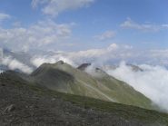 la cresta che conduce alla punta Monpers