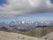 02 - raggiunto il colle appaiono gli Ecrins