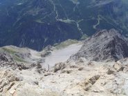 06 - pochi metri sotto la cima a sud, la zona di arrivo del tracciato che parte dalla batteria alta