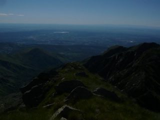 vista sulla pianura da punta rama