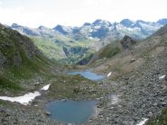 Laghi Salero dal colle del Rothorn