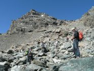 Salita sulla pietraia