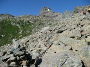 Salita sulla pietraia