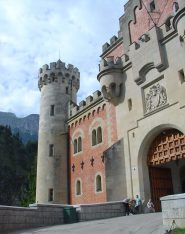 Ingresso castello di Ludwig II