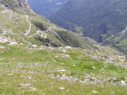 La salita vista dall'alto