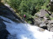 inizio discesa da 25 metri