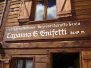 L'ospitalissimo rifugio Gnifetti dove abbiamo pernottato.