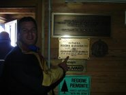 All'interno di Capanna Margherita.